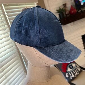 Velvet baseball hat